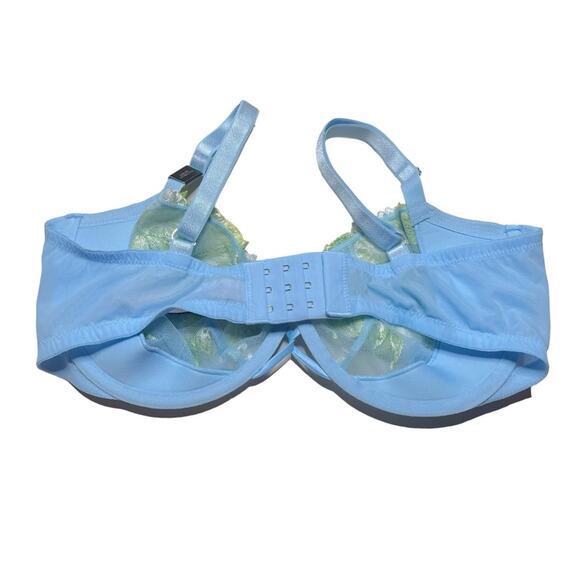 Victoria's Secret Lemon Grove Embroidered Push-Up Without Padding Bra Size 36DD - Picture 2 of 3